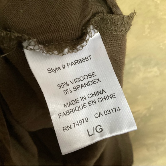 Vintage Y2K Parasuco Army Green Racerback Tank Top - Picture 4 of 5